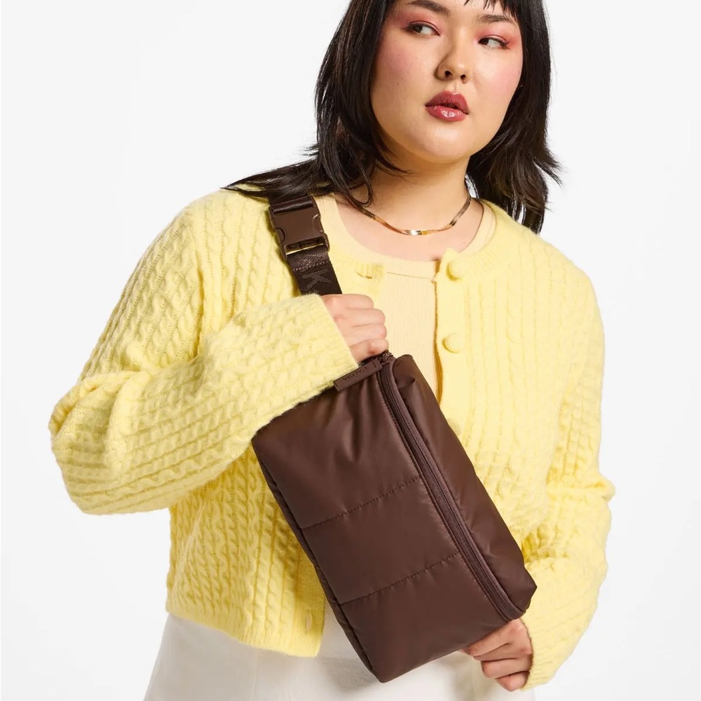Calpack Crossbody Bag in Walnut
